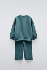 ZR KIDS BASIC SWEATSHIRT AND TROUSER SET
