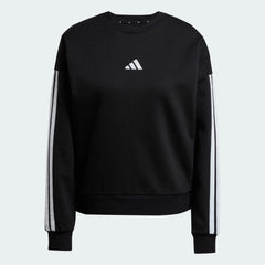 Essentials 3-Stripes Fleece Sweatshirt