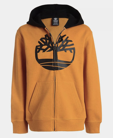 Timberland Boys Printed Full-Zip Hoodie