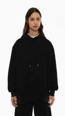 LEFTIES BASIC OVERSIZE PLUSH HOODIE