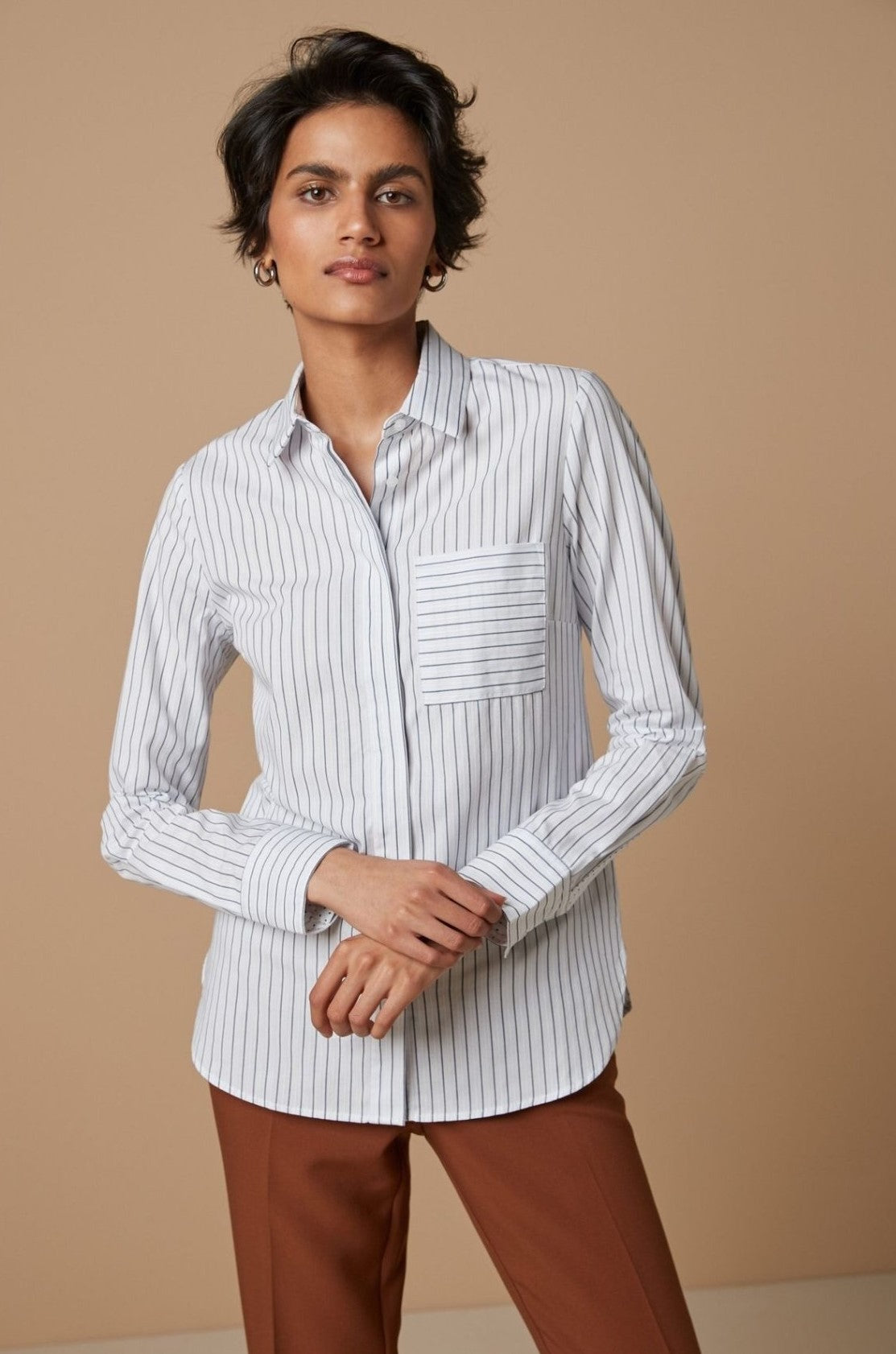 NEXT Long Sleeve Stripe Shirt