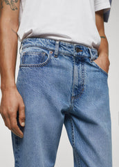 Mens Tapered-Fit Jeans