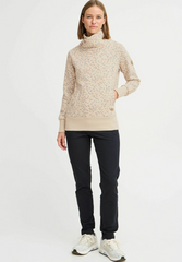 BLEND OXMO WOMENS OXBEATANETTE PRINTED POLKA DOTS SWEATSHIRT