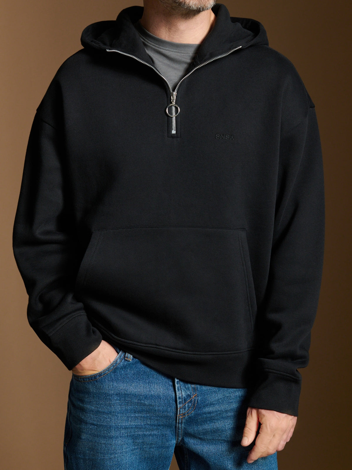 SINSAY MENS BLACK HOODIE