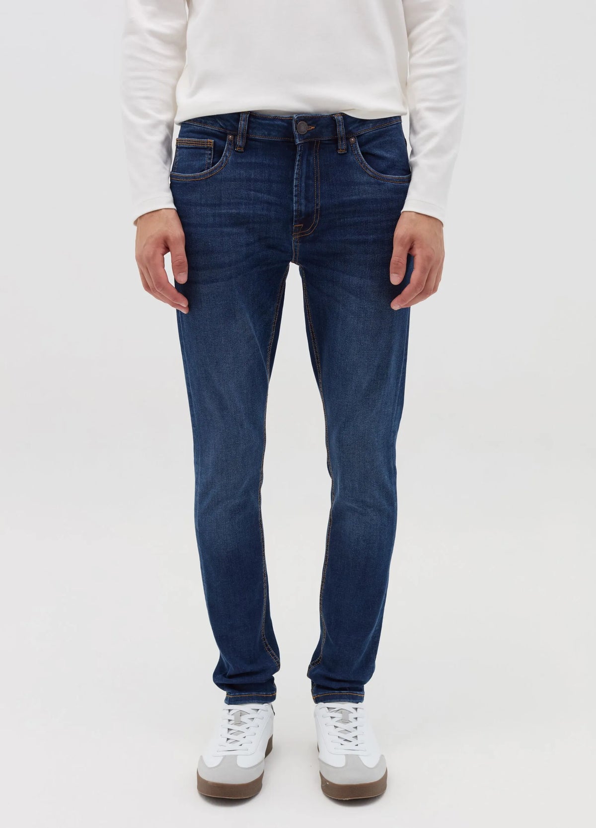 OVS Super-Skinny-Fit Jeans With Fading