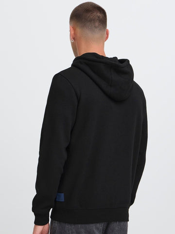 BLEND Mens BHBadel Black Zip-Up Hoodie