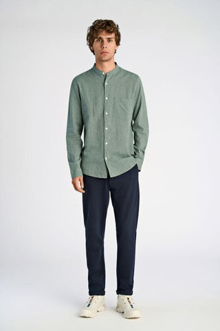 LINDBERGH MENS SLIM FIT LINEN SHIRT