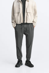 ZARA JOGGER WAIST TROUSERS