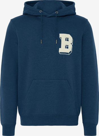 BLEND Mens BHBader Blue Hoodie
