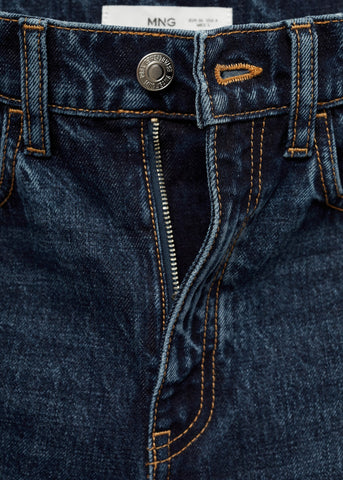 High Waist Straight Jeans