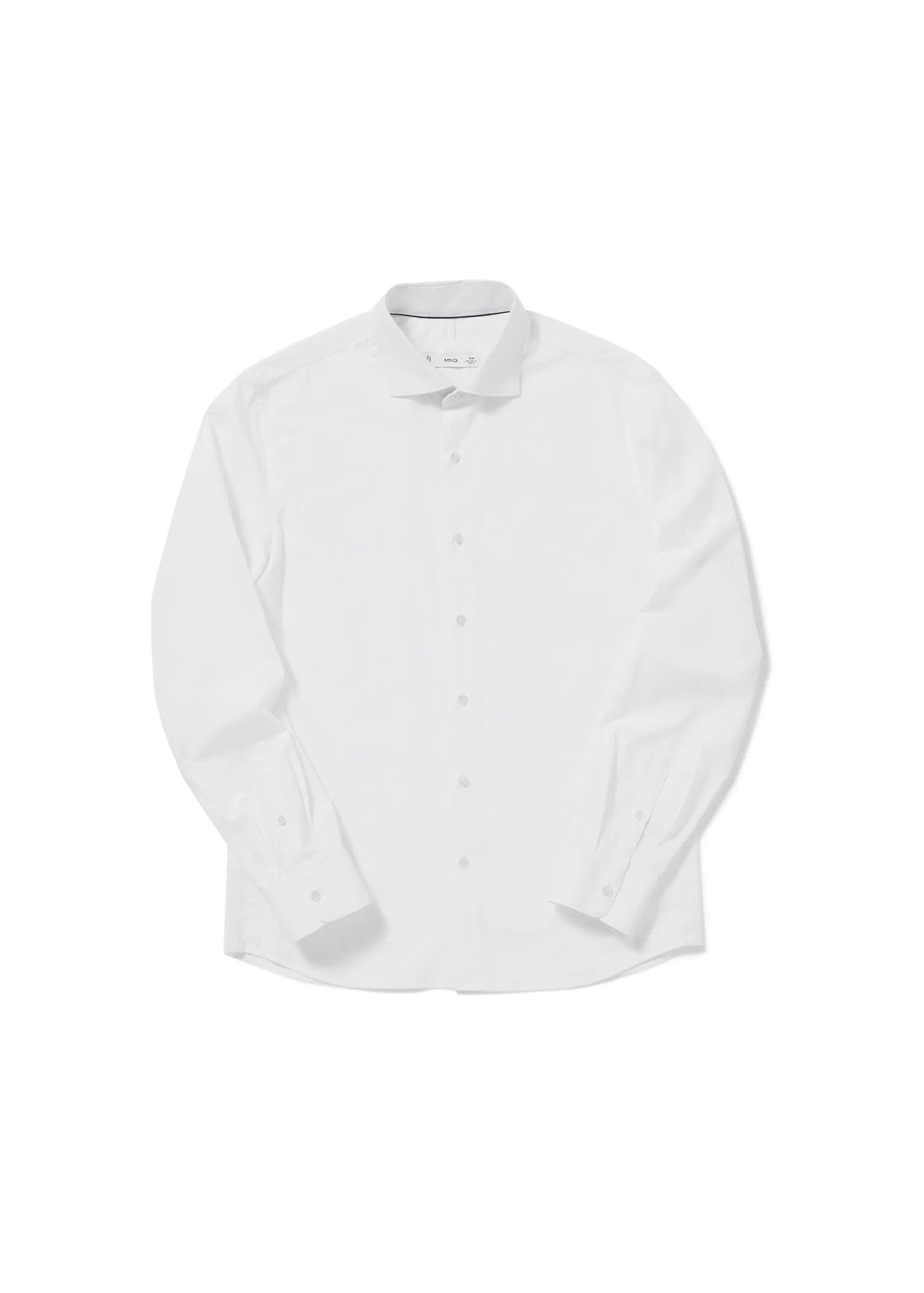 MANGO Slim Fit Stretch Cotton Shirt