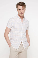 MILANO Slub Plaid Shirt