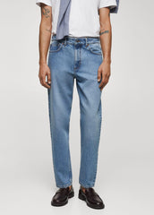 Mens Tapered-Fit Jeans
