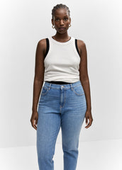 Newmom Regular Fit High Rise Jeans