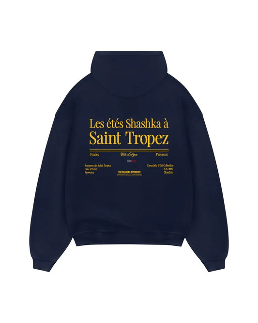 SHASHKA Mens Back Printed Zipped Hoodie