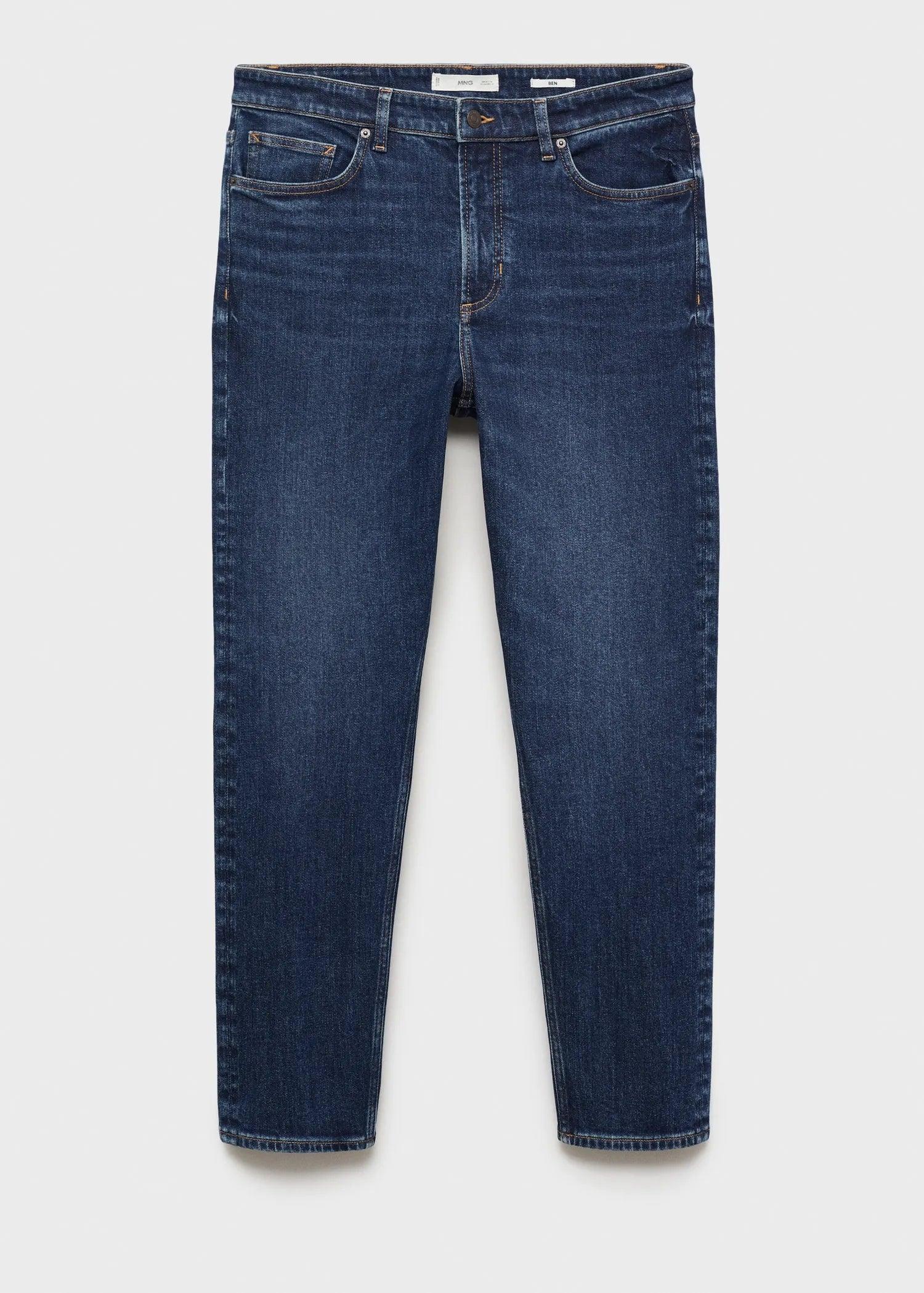 MANGO BEN TAPERED-FIT JEANS