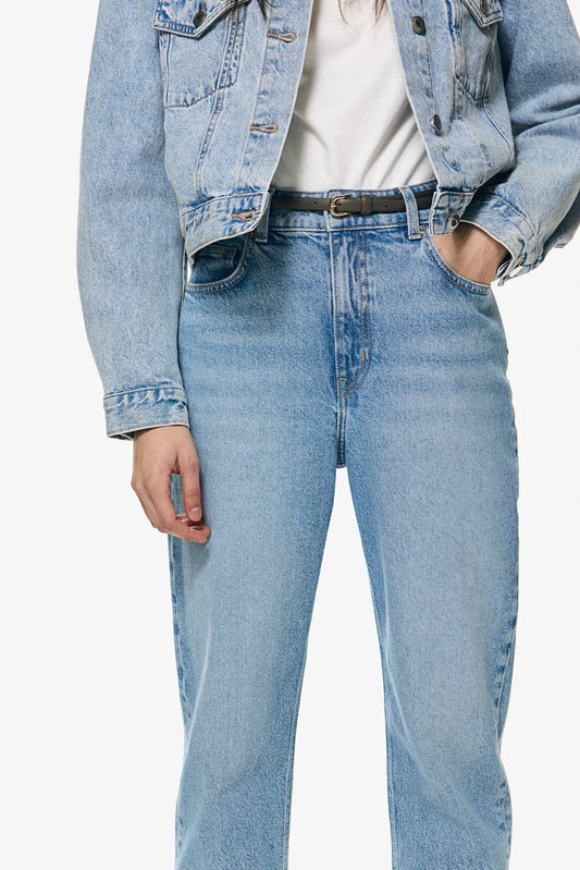 H&M WOMENS MOM FIT HIGH WAIST JEANS