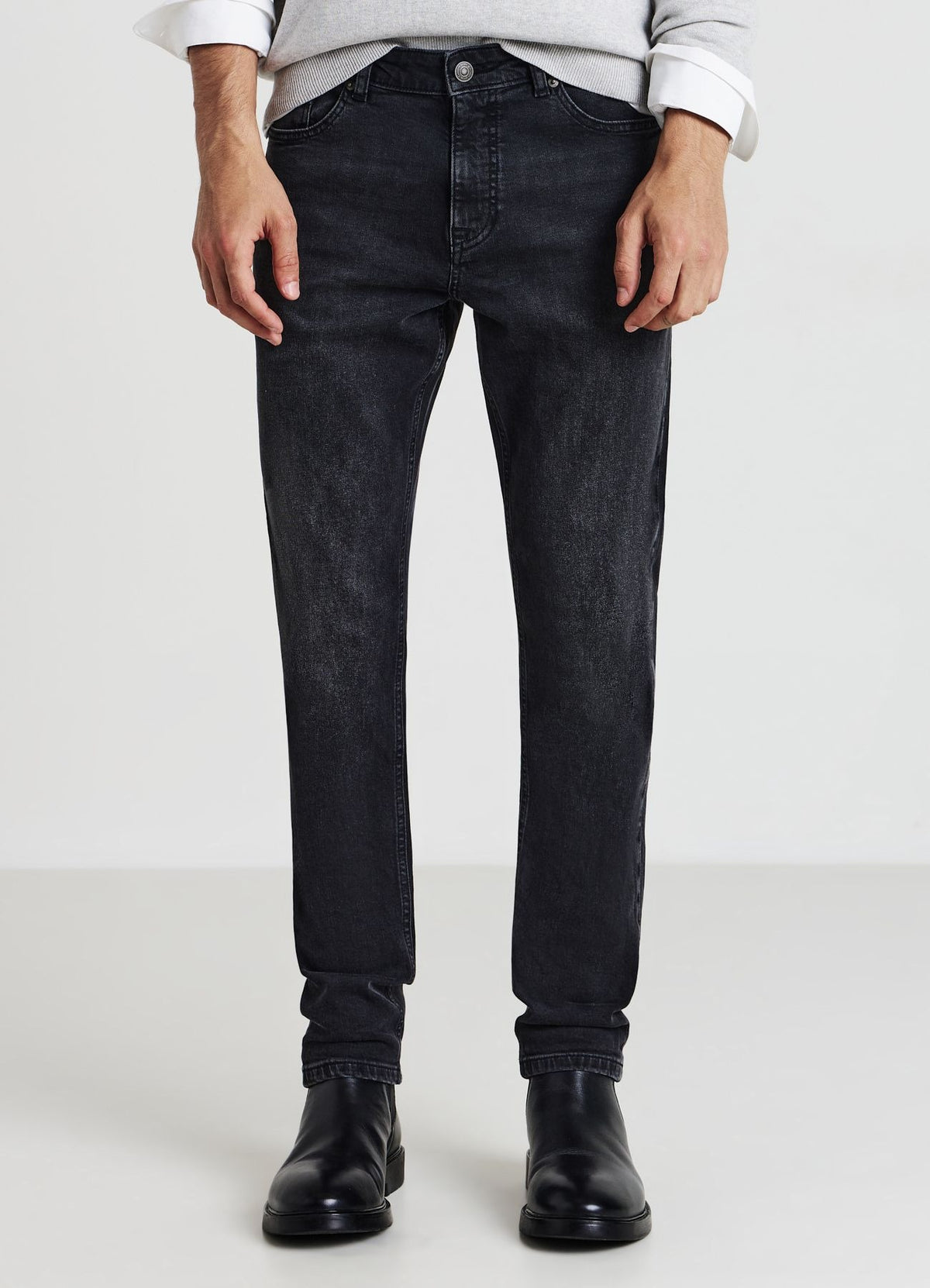 CALLIOPE Skinny Fit Black Jeans