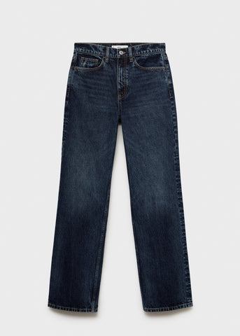 High Waist Straight Jeans