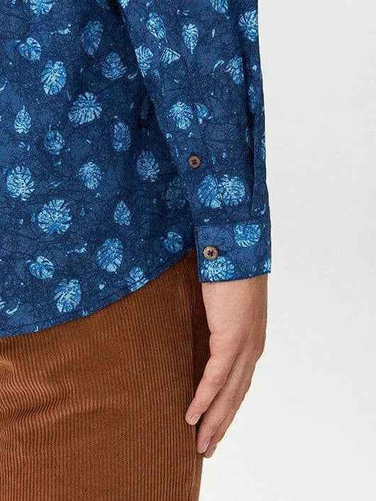 HOUSE BRAND TROPICAL PRINT SHIRT