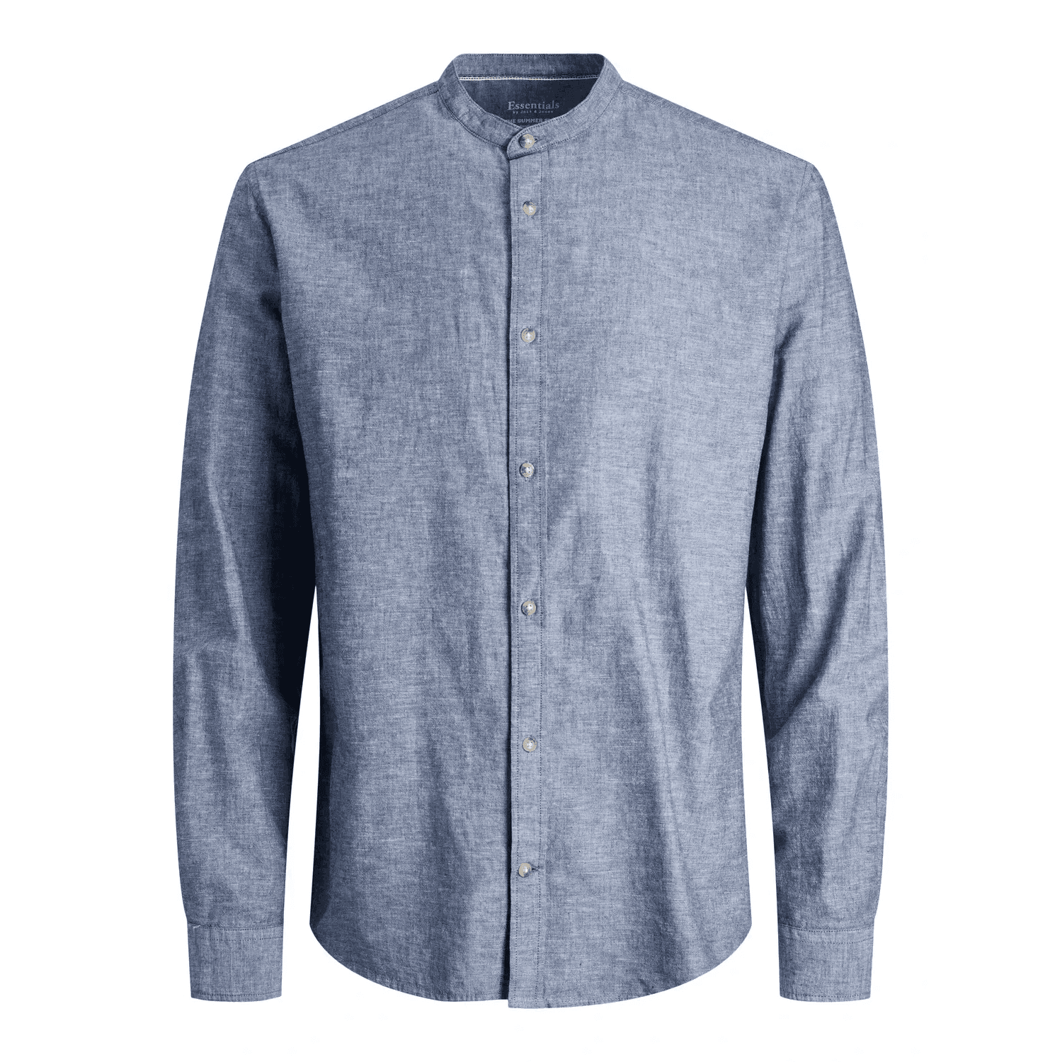 JACK & JONES BLUE JJESUMMER BAND LINEN SHIRT