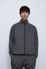 ZARA MENS BLACK PLAIN SPORTS ZIPPER