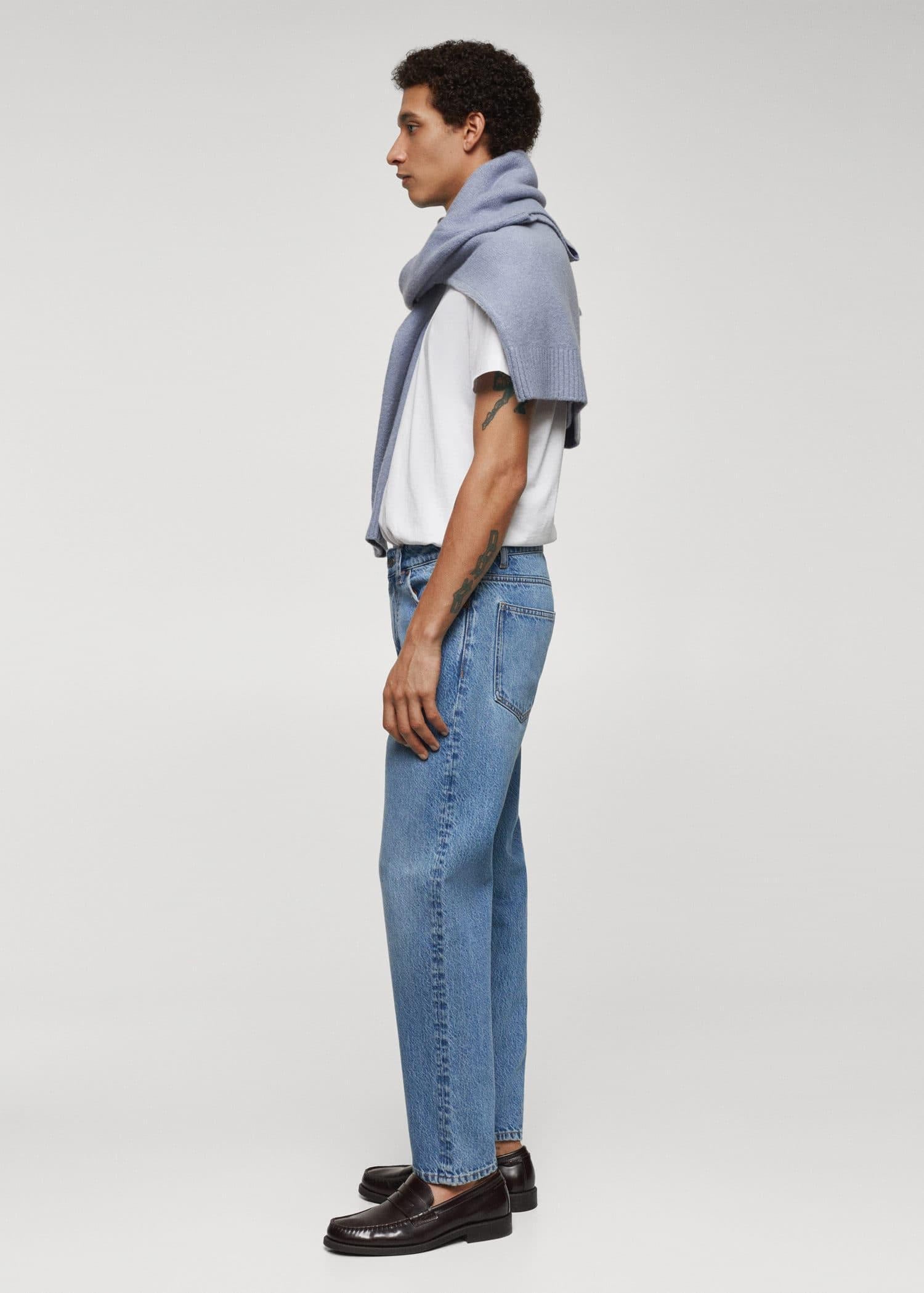 Mens Tapered-Fit Jeans