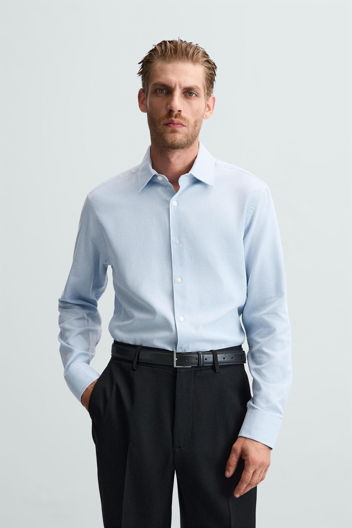 ZR EASY CARE TEXTURED SHIRT