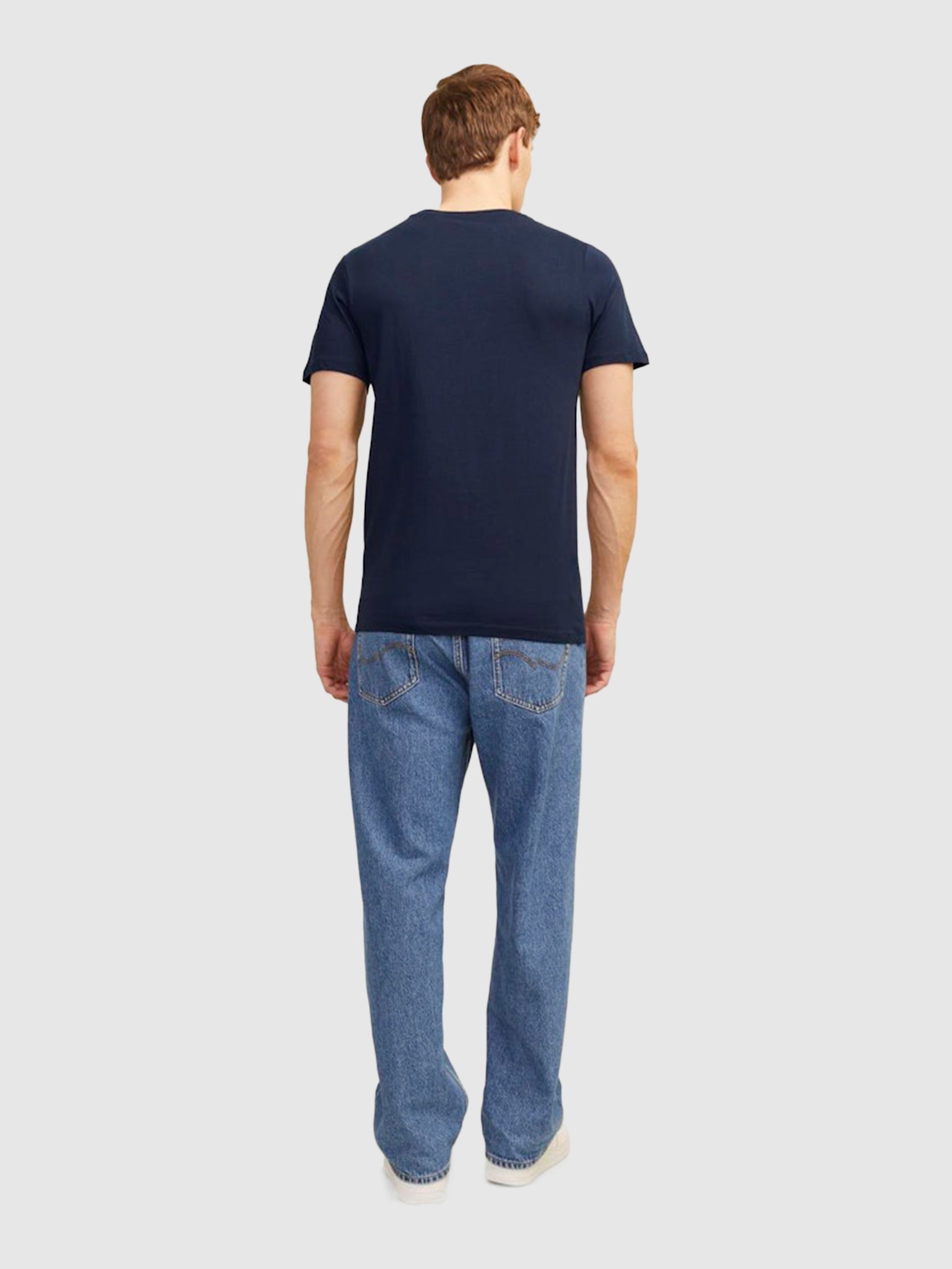 JACK & JONES Round Neck Logo T-shirt