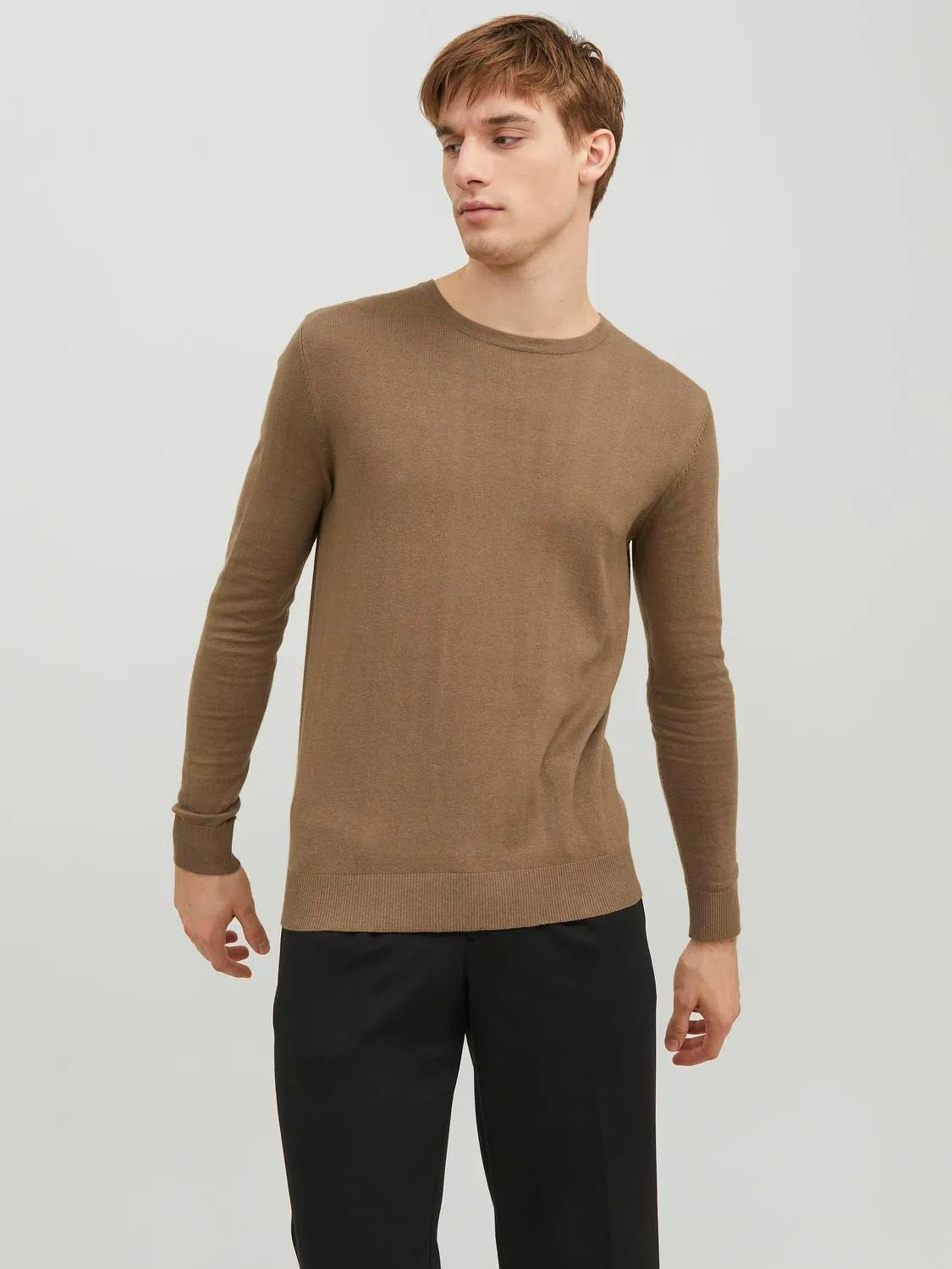 JACK&JONES Plain Knitted Pullover