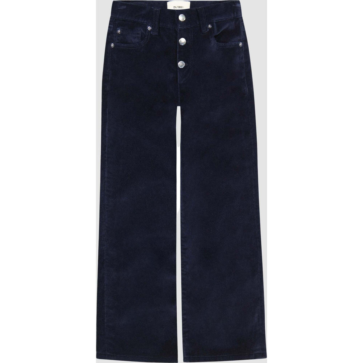 DL1961 GIRLS Lily Wide Leg, Marine Velvet Jeans