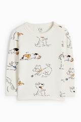 CNA BOYS DOG PRINTED SWEATSHIRT