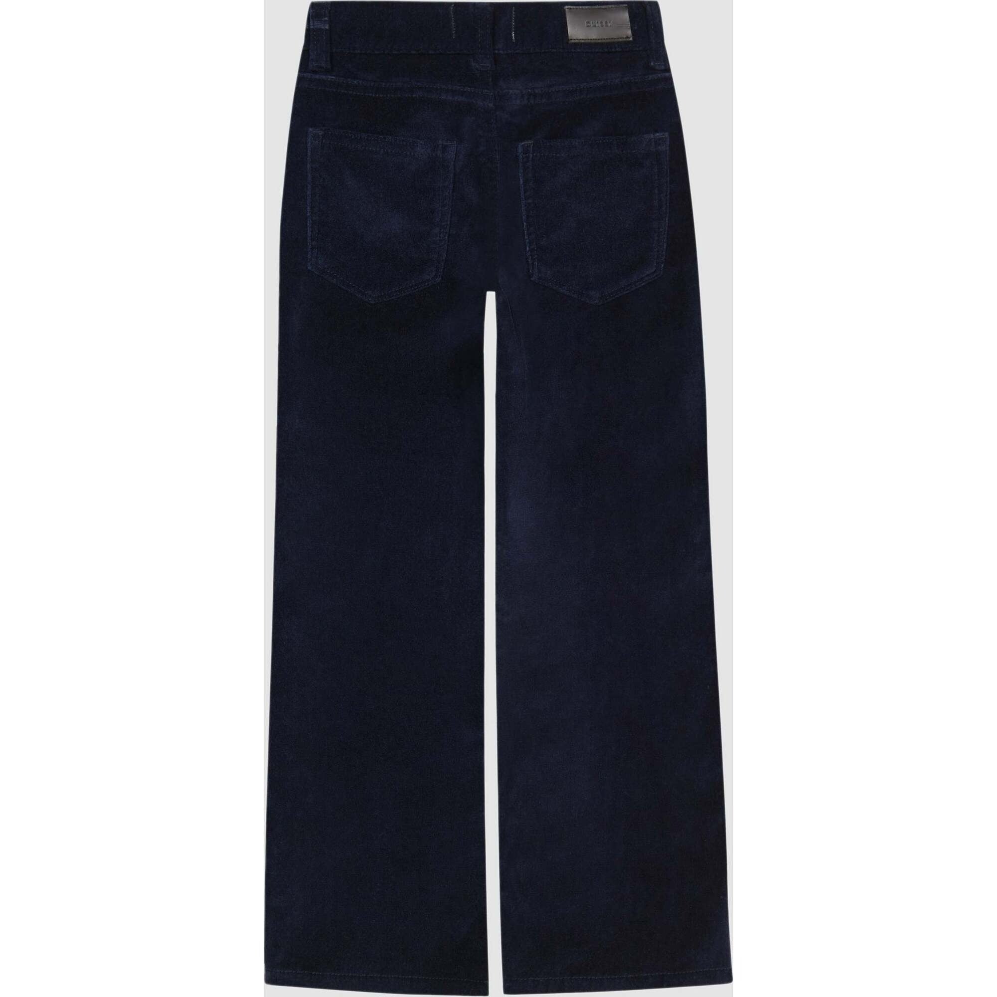 DL1961 GIRLS Lily Wide Leg, Marine Velvet Jeans