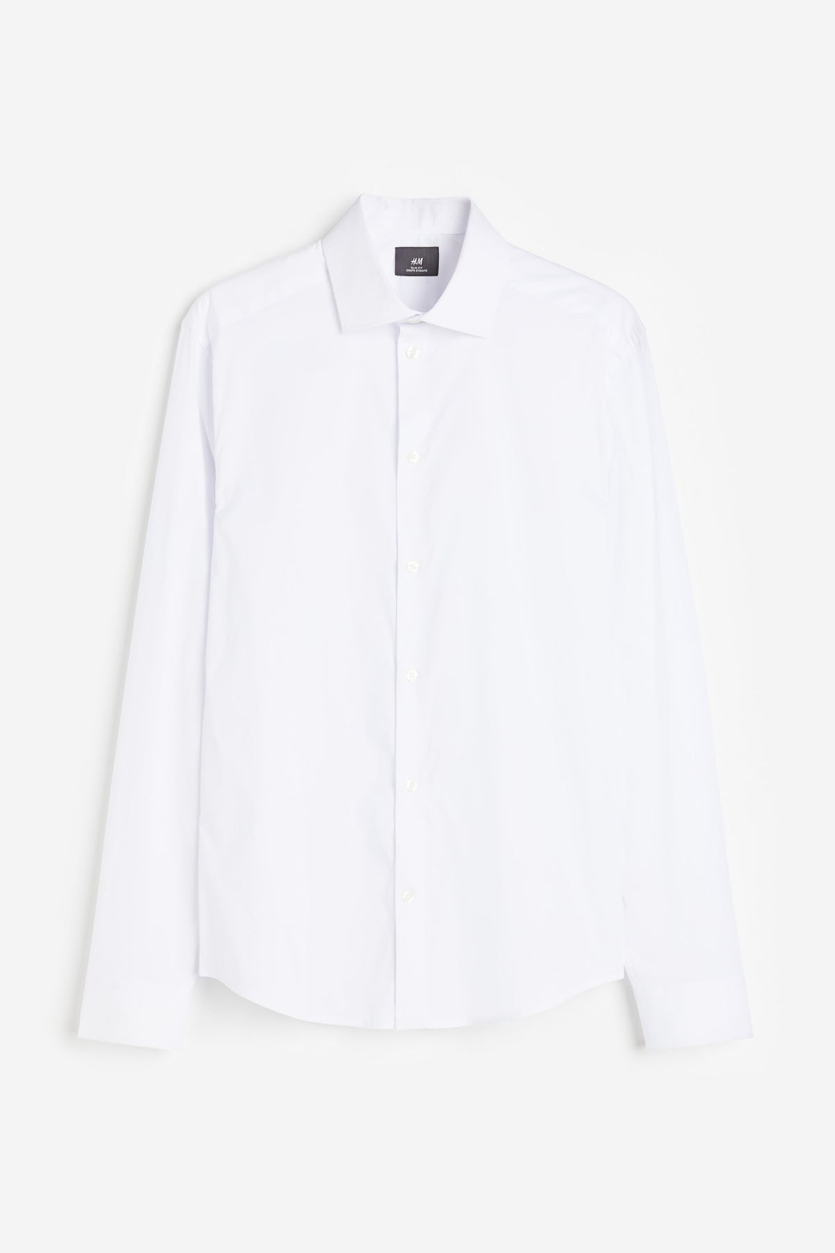 H&M Mens Slim Fit White Shirt