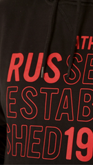 RUSSELL ATHLETIC MENS PRINTED PULL OVER HOODIE