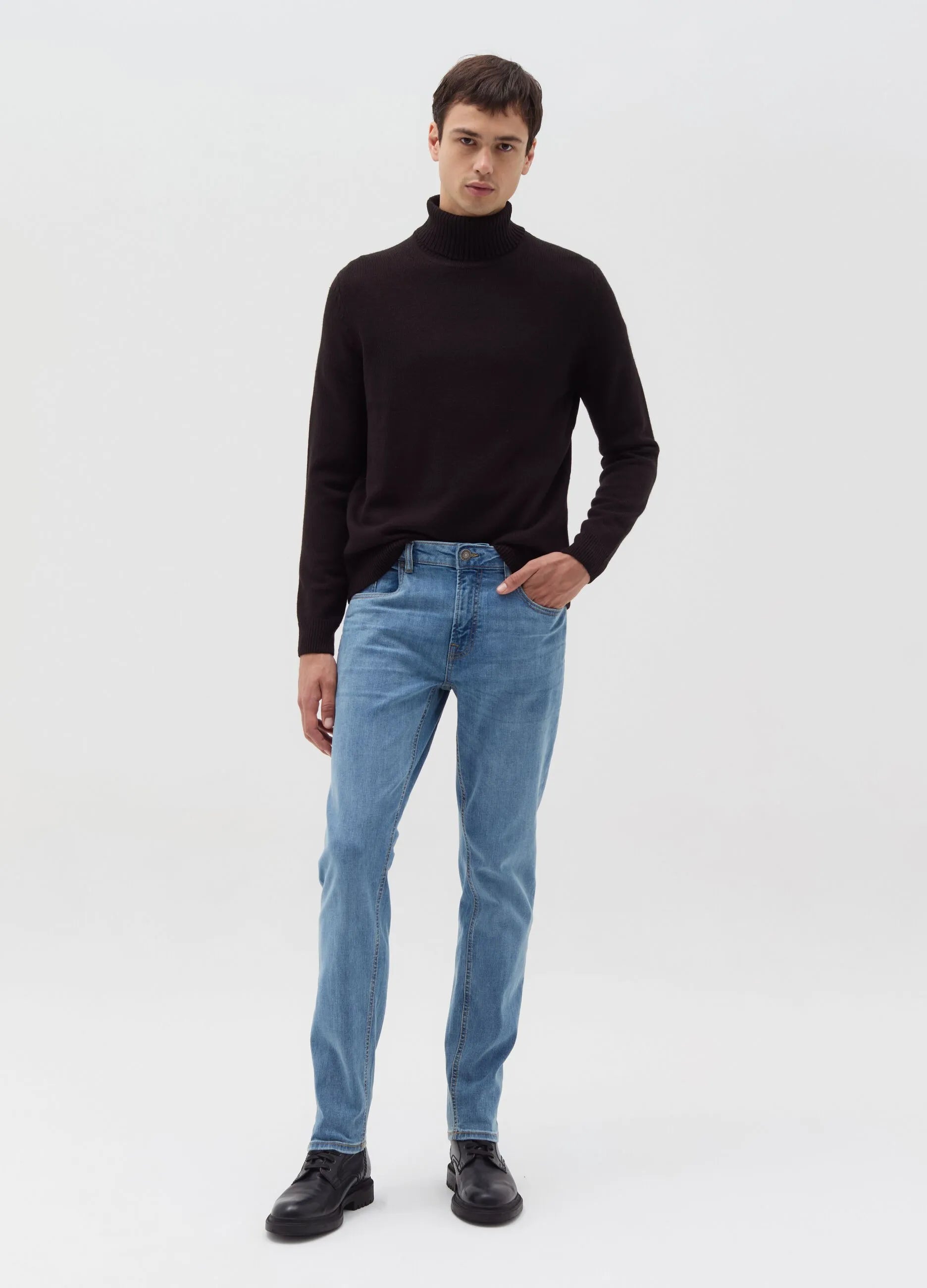 OVS Skinny Fit Stretch Jeans With Five Pockets