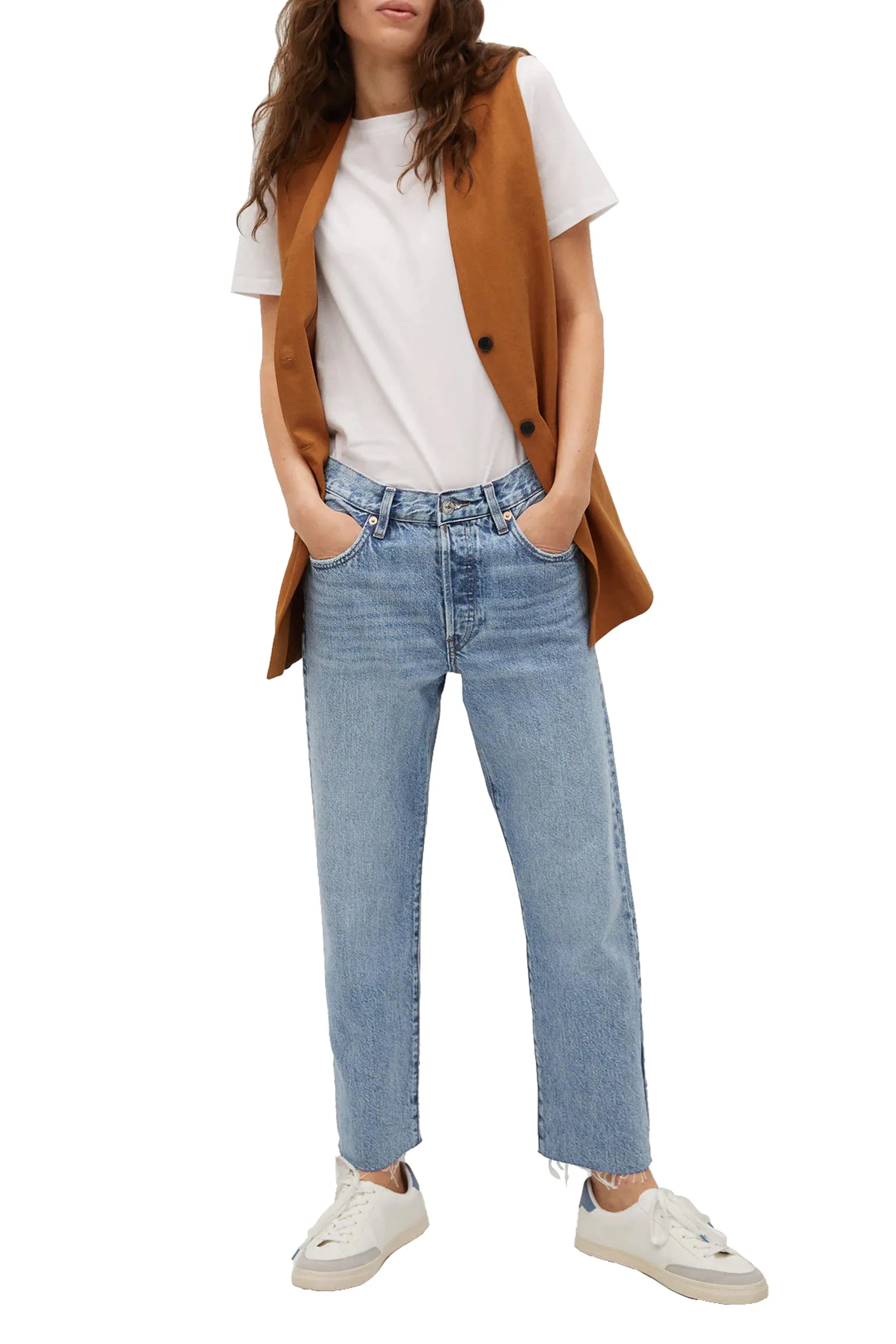MANGO HAVANA Straight Fit Jeans