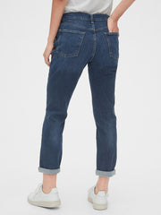 GAP WOMENS MID WAIST GIRLFRIEND REGULAR FIT JEANS