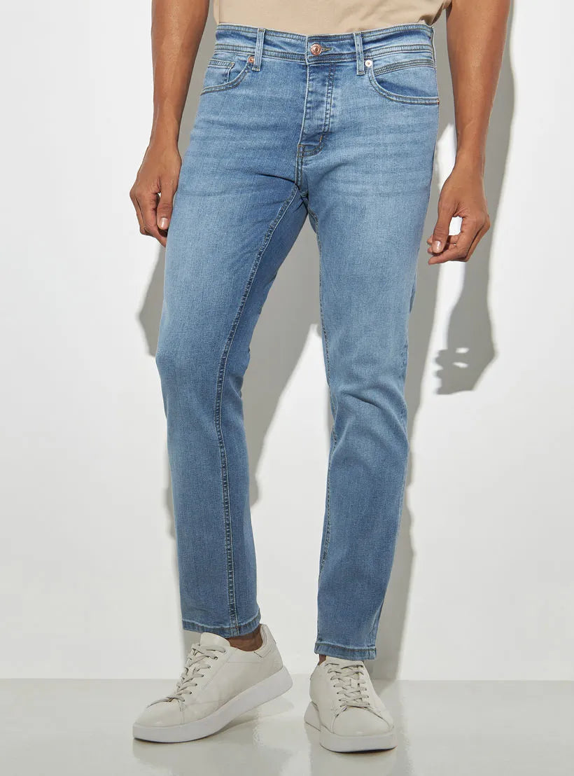 Splash Slim Fit Jeans with Pockets