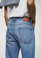 Mens Tapered-Fit Jeans