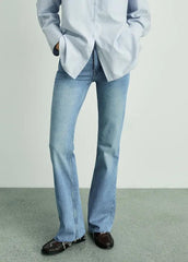 Fiona flared mid-rise jeans