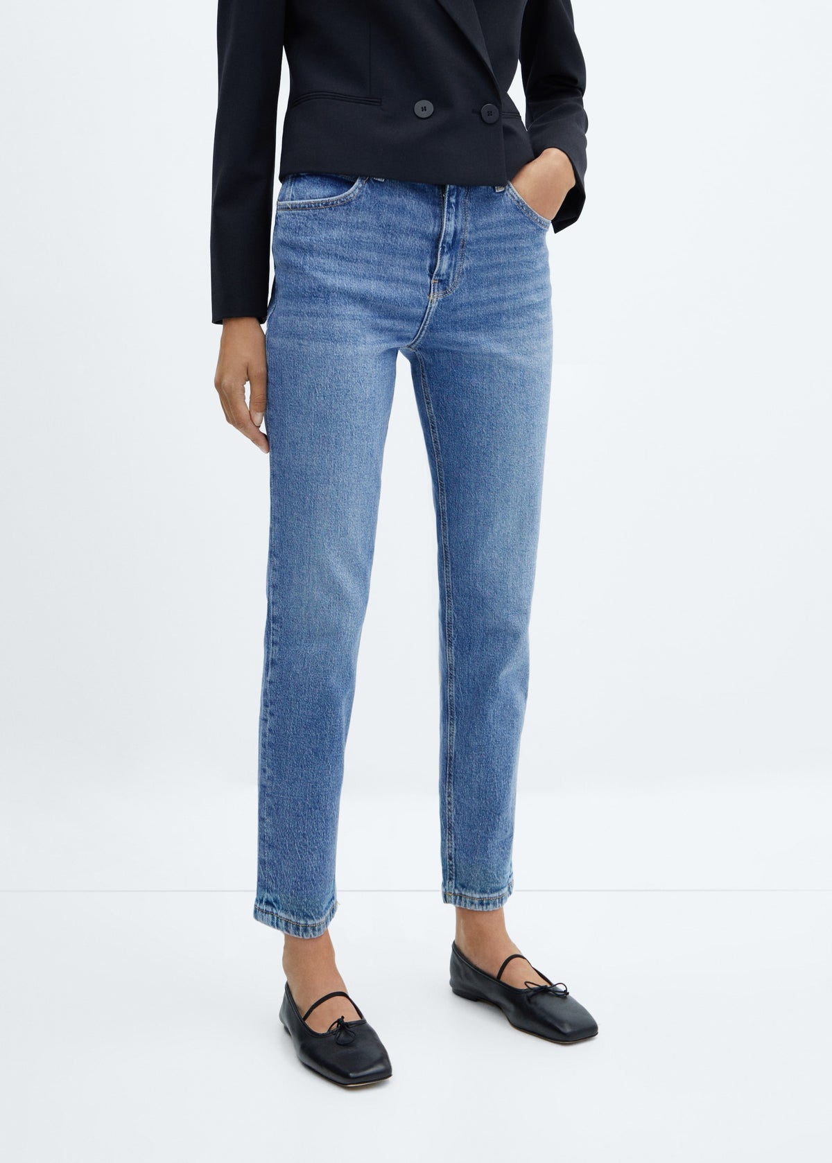 Newmom Regular Fit High Rise Jeans