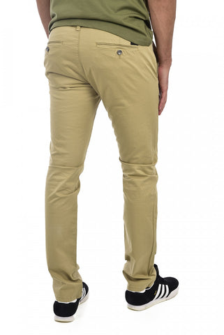 GUESS MENS DANIEL SUPER SKINNY BEIGE COTTON PANT