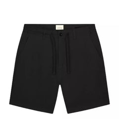 DSTREZZED Men's Linen Bermuda Shorts (Black) - Smgarment's