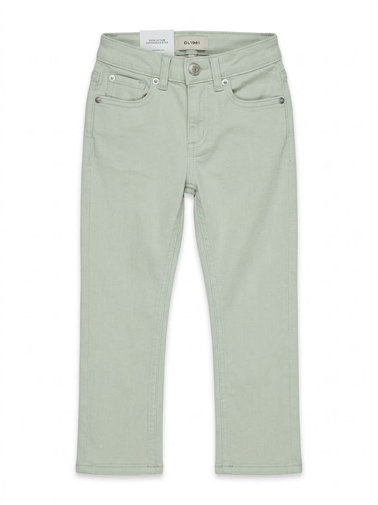 DL Boys Sage Mint Green Slim Fit Stretch Denim Jeans