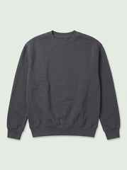 BRANDED Boys' Casual Cotton-Blend Fleece Crewneck Sweatshirt – Dark Gray