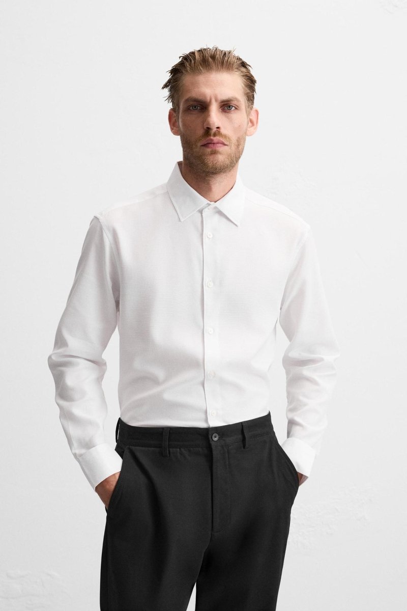 EASY CARE TEXTURED SHIRT - Smgarment's