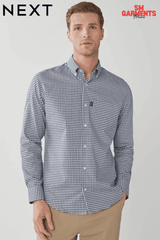 EASY IRON BUTTON DOWN OXFORD SHIRT - SMgarment's