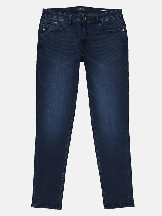 ENGBERS Super Stretch Jeans Slim Fit Indigo Blue