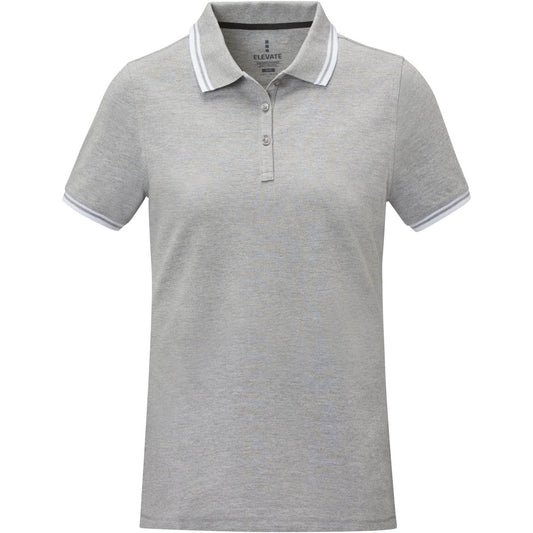 ELEVATE Women's Amarago Piping Polo - Grey - Smgarment's